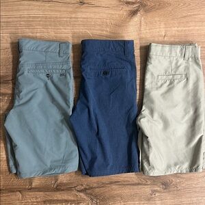 Set of 3 Shorts! Boys Youth Size 14/16 (Hurley, Under Armour, and Nautica)